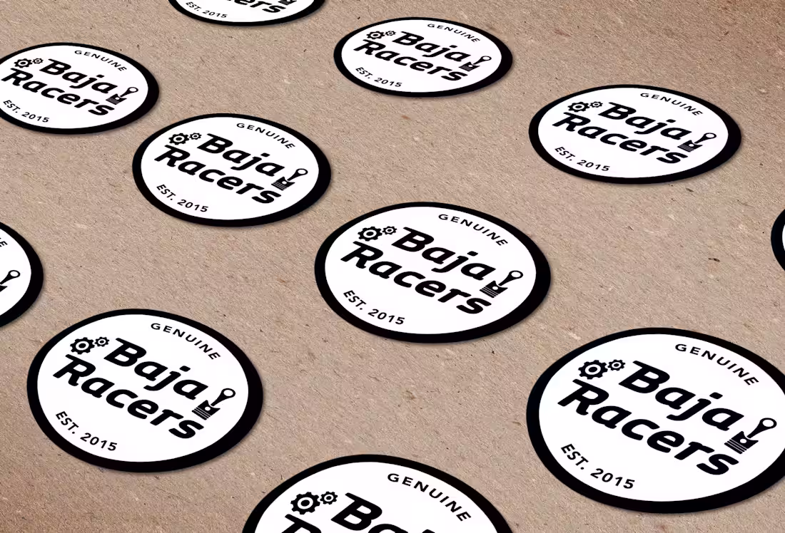 Cover image for Baja Racers Logo & Mockups 2015