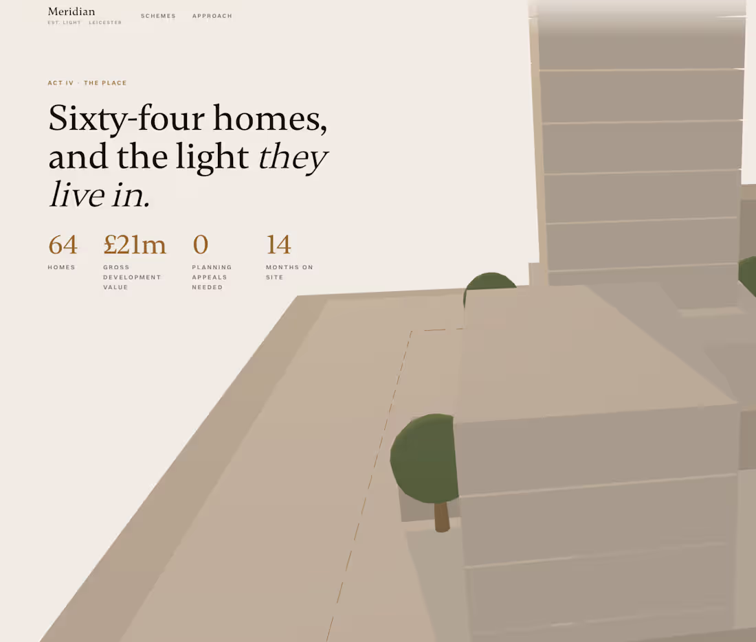 Cover image for Meridian - Property Development / Real Estate
