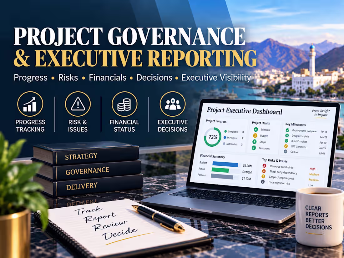 Cover image for Project Governance & Executive Reporting