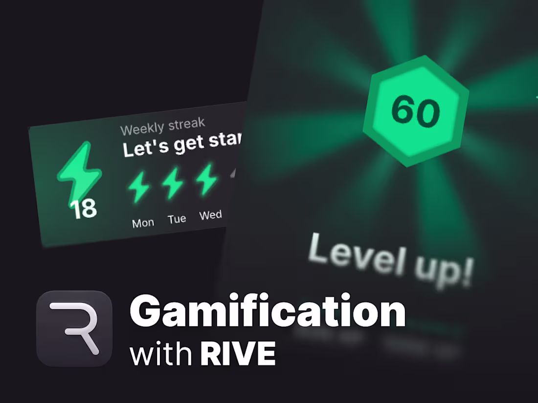 Cover image for Gamification design with Rive