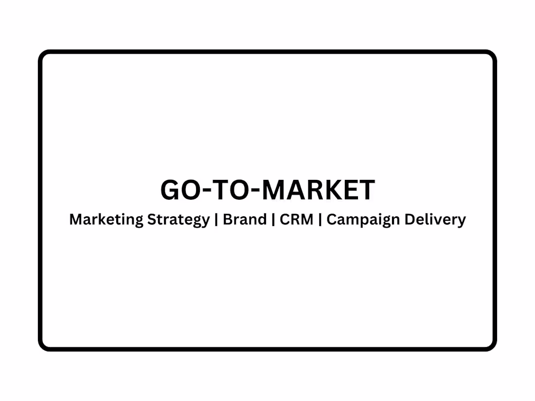 Cover image for Marketing Strategy, Campaign Execution & Optimisation