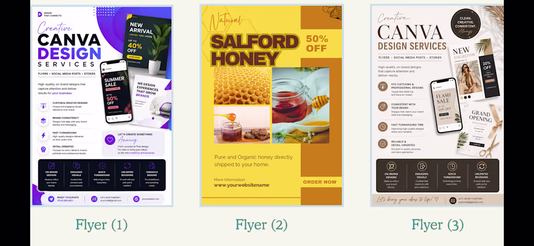 Cover image for Created a visually engaging flyer