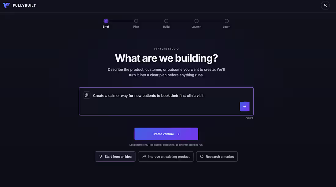 Cover image for Fullybuilt is an end-to-end version