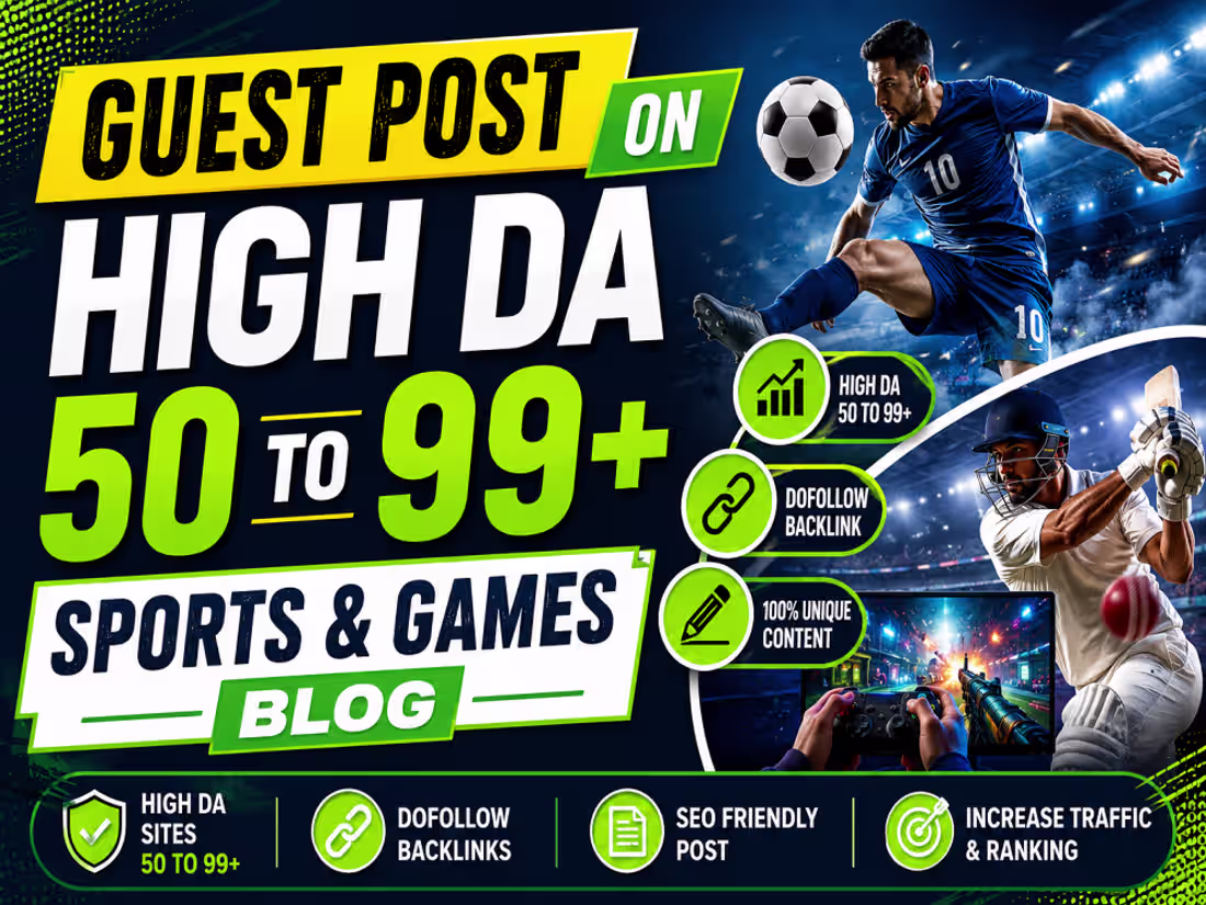 Cover image for I Will Build High-Quality Guest Post Backlinks for SEO Growth