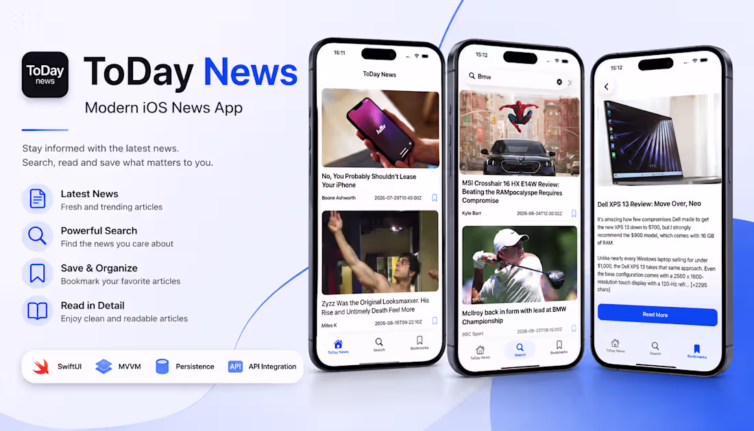 Cover image for ToDay News - iOS News