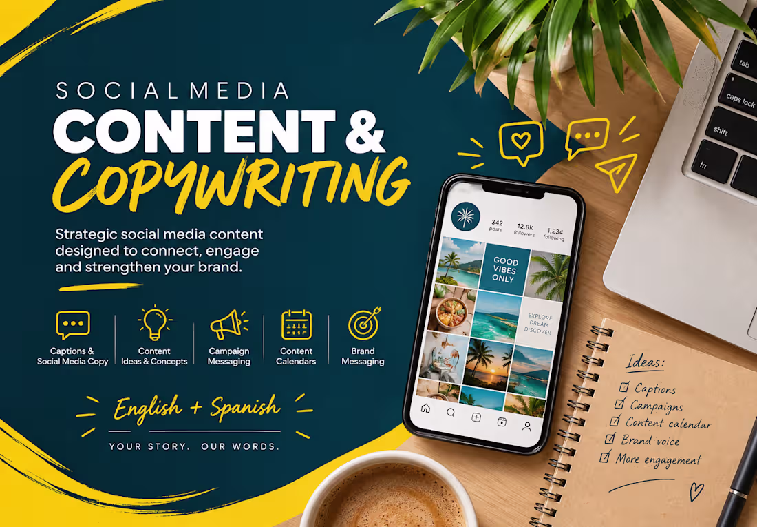 Cover image for Social Media Content & Copywriting