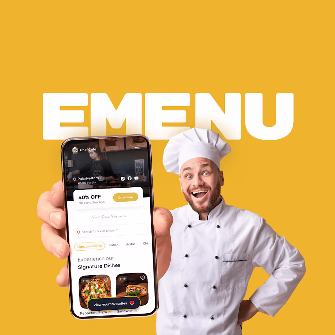 Cover image for E-Menu UI/UX & Product Development