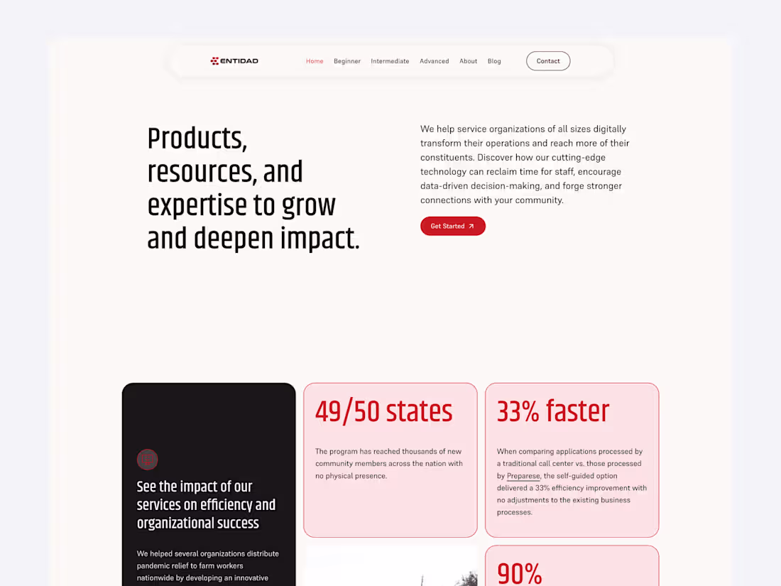 Cover image for Entidad.io: Digital Transformation for Service Organizations