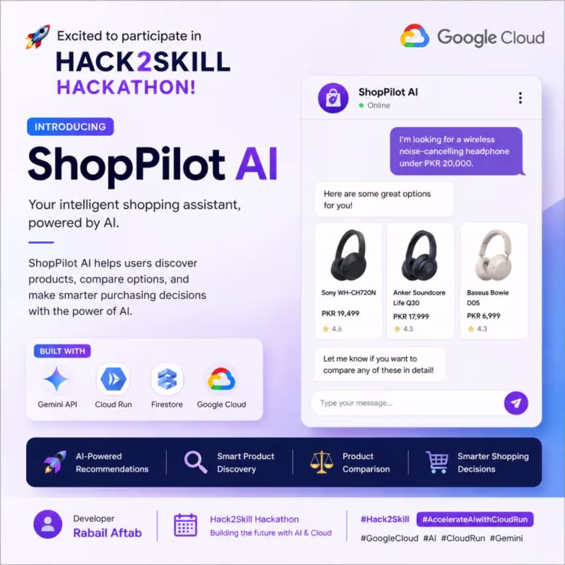 Cover image for ShopPilot AI — AI-Powered Shopping