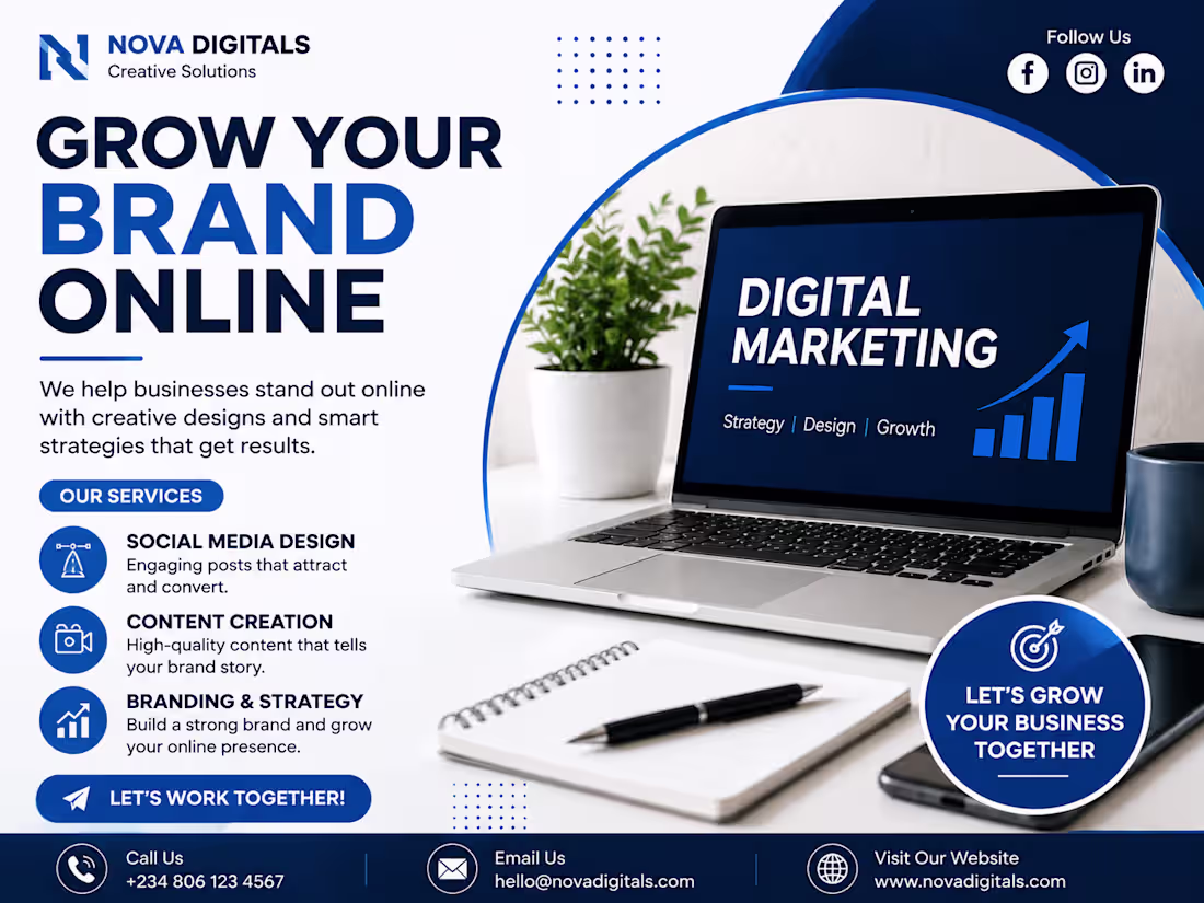 Cover image for Social media post design created