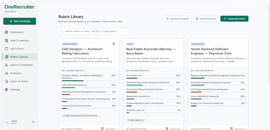 Cover image for OneRecruiter is an AI-powered candidate