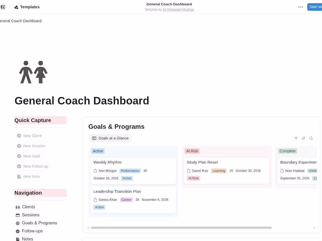 Cover image for Custom Notion Template or Workspace for Your Workflow