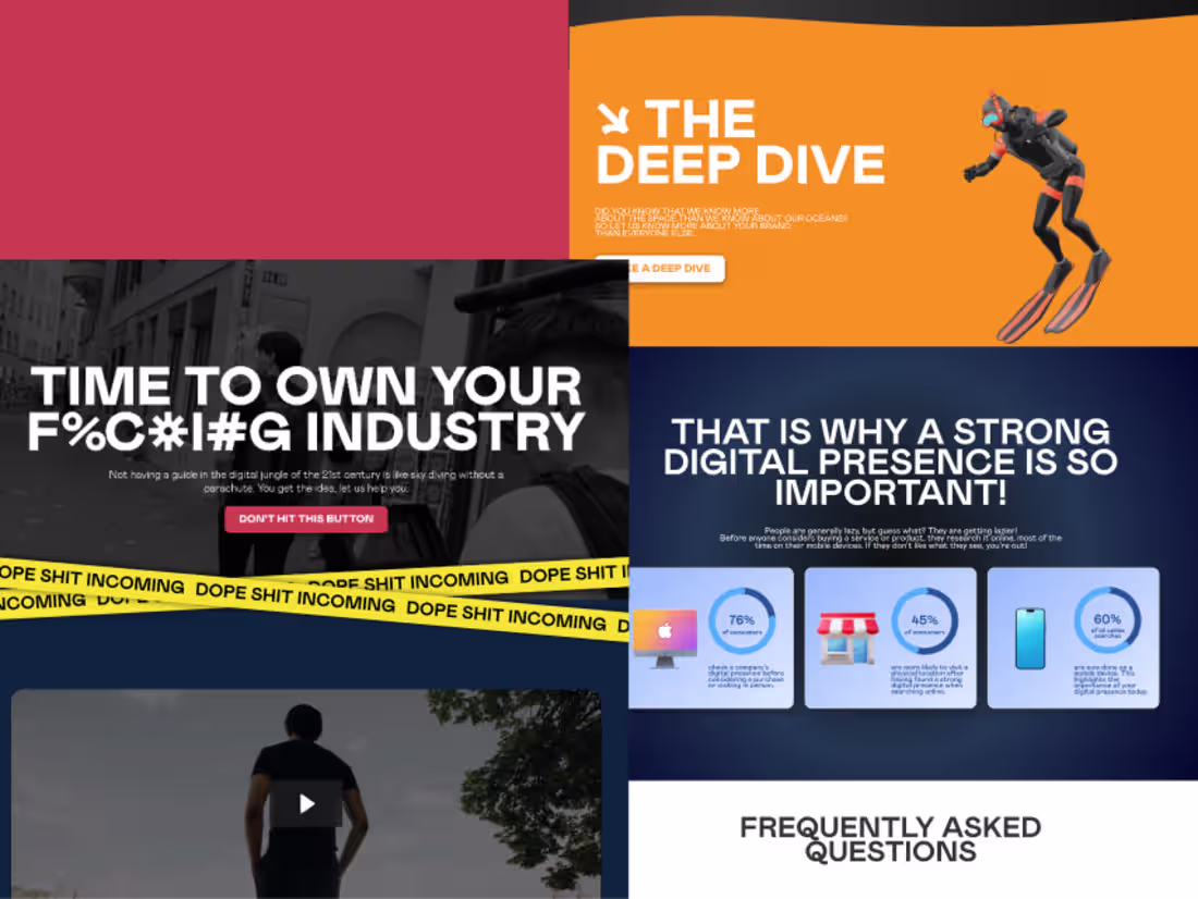 Cover image for Webflow Website für DaT Agency