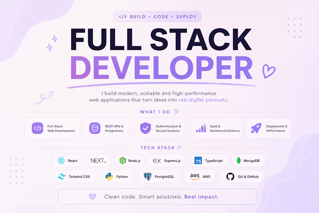 Cover image for Full-Stack Web Application Development