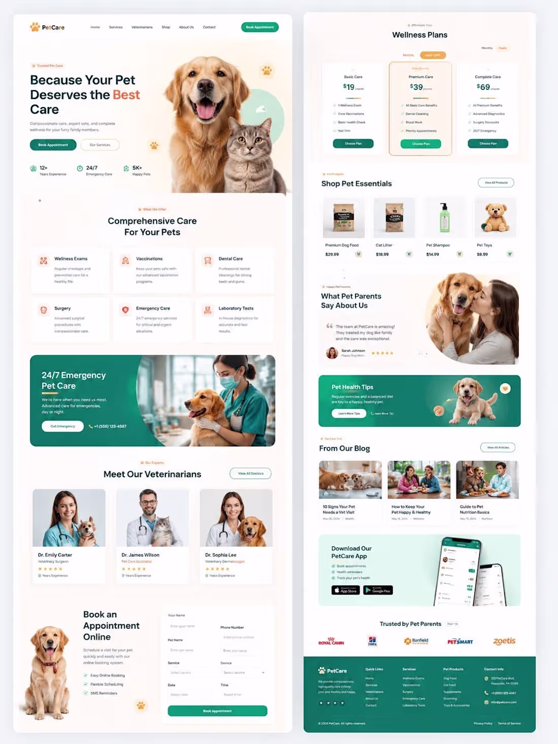Cover image for PET CARE SHOPIFY STORE DESIGN