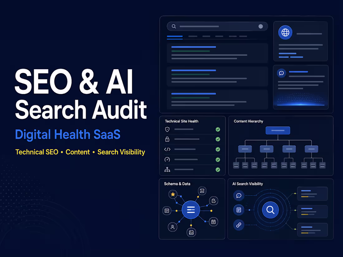 Cover image for SEO & AI Search Audit for a Digital Health SaaS
