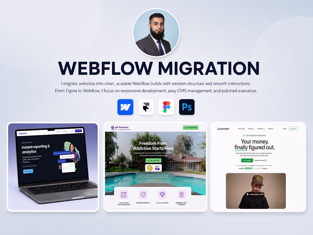 Cover image for Platform Migration • Webflow & Framer Development