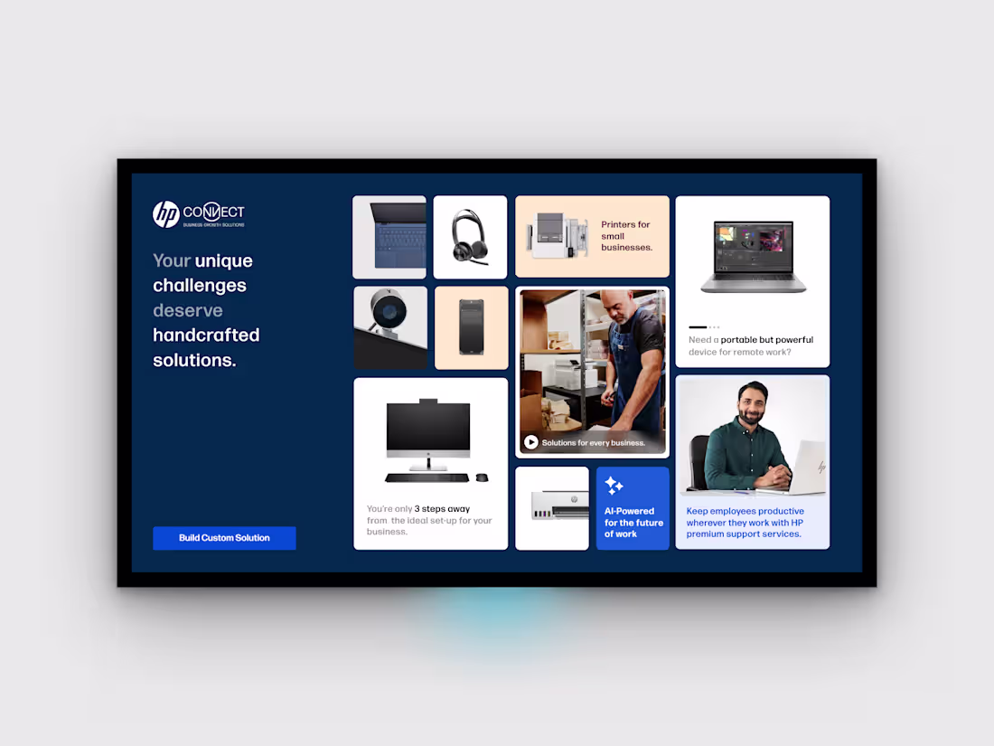 Cover image for Kiosk Design for HP Connect