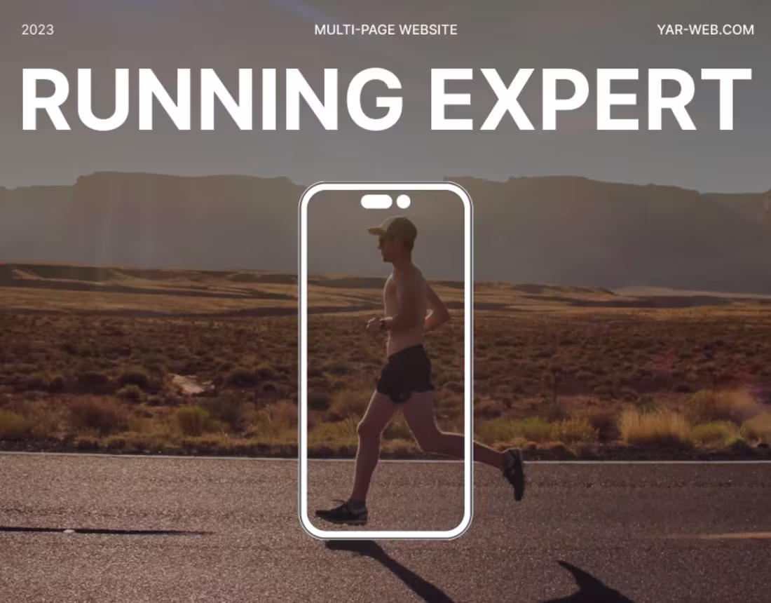 Cover image for Running Expert | Multi-page website