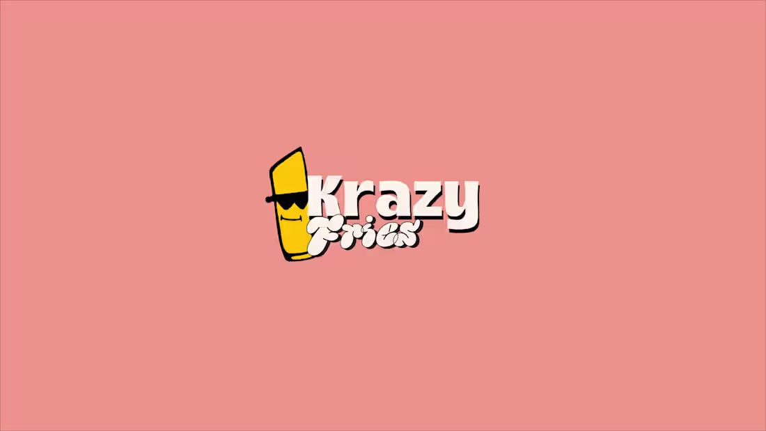 Cover image for Krazy Fries | Street Food Logo & Branding