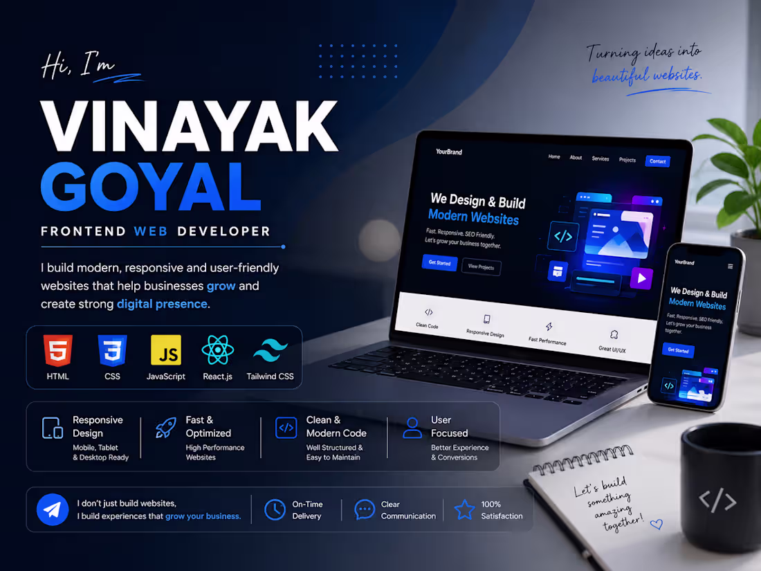 Cover image for Modern Responsive Website Development