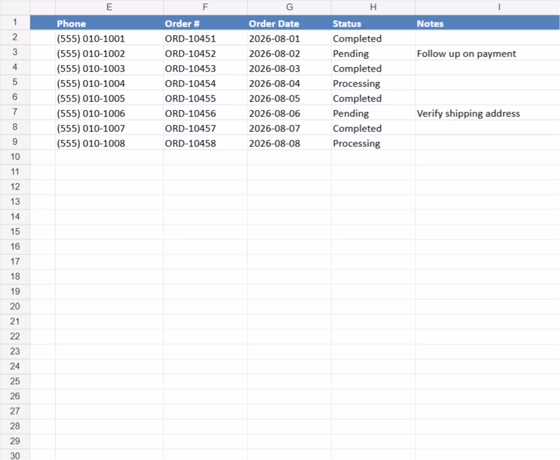 Cover image for Customer Data Entry & Spreadsheet