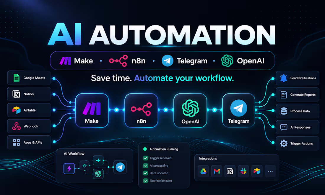 Cover image for No-code automation builder using Make,