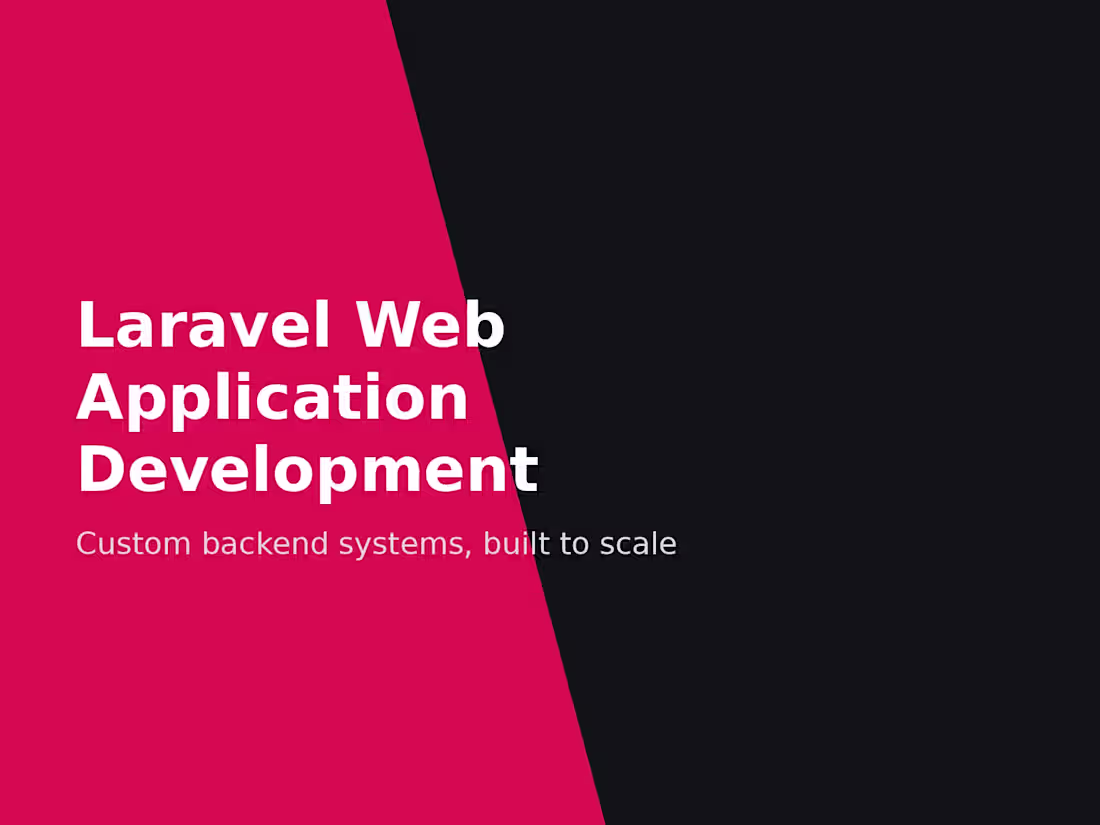 Cover image for Laravel Web Application Development