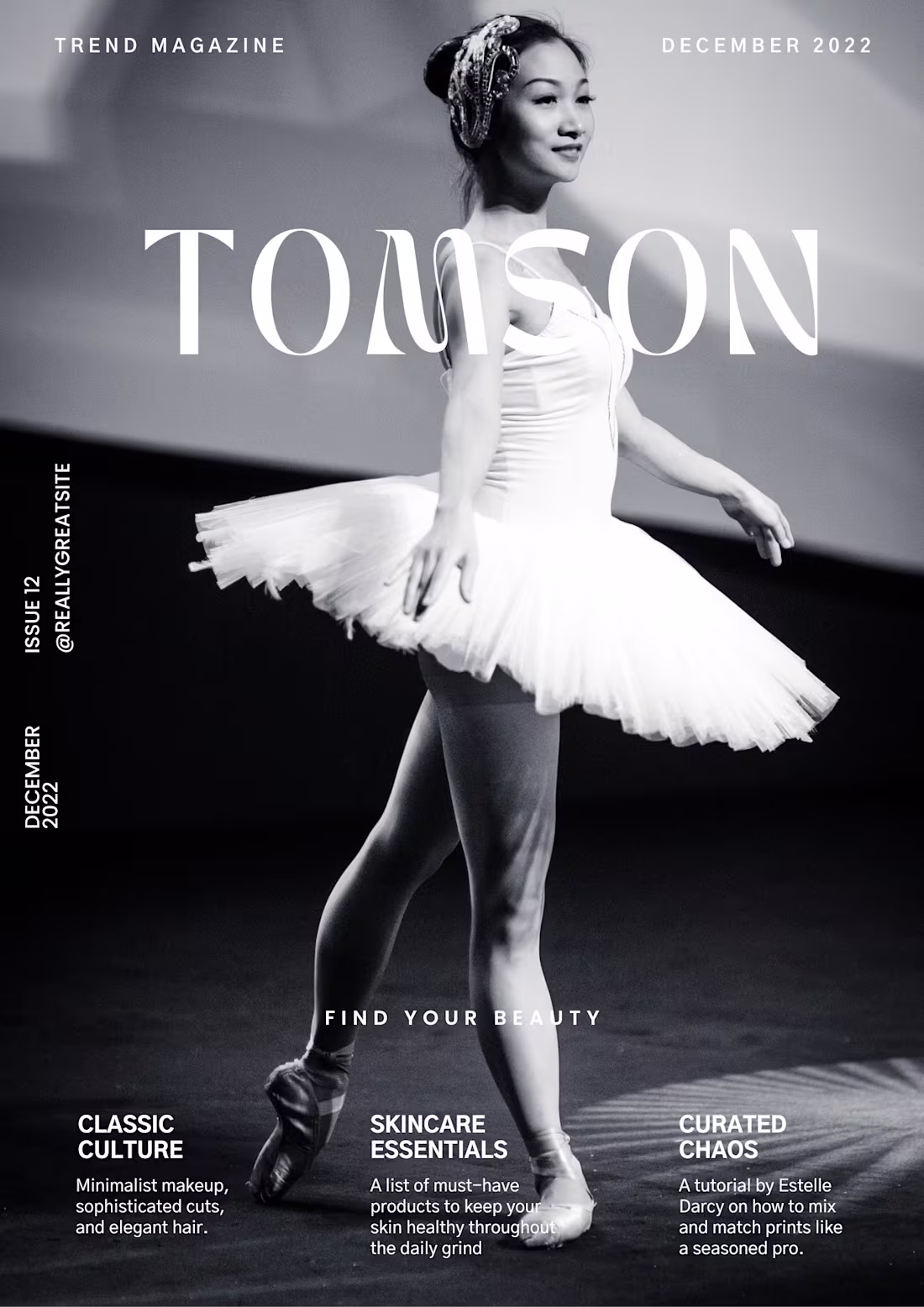 Cover image for "Tomson Beauty- Magazine Cover Design"