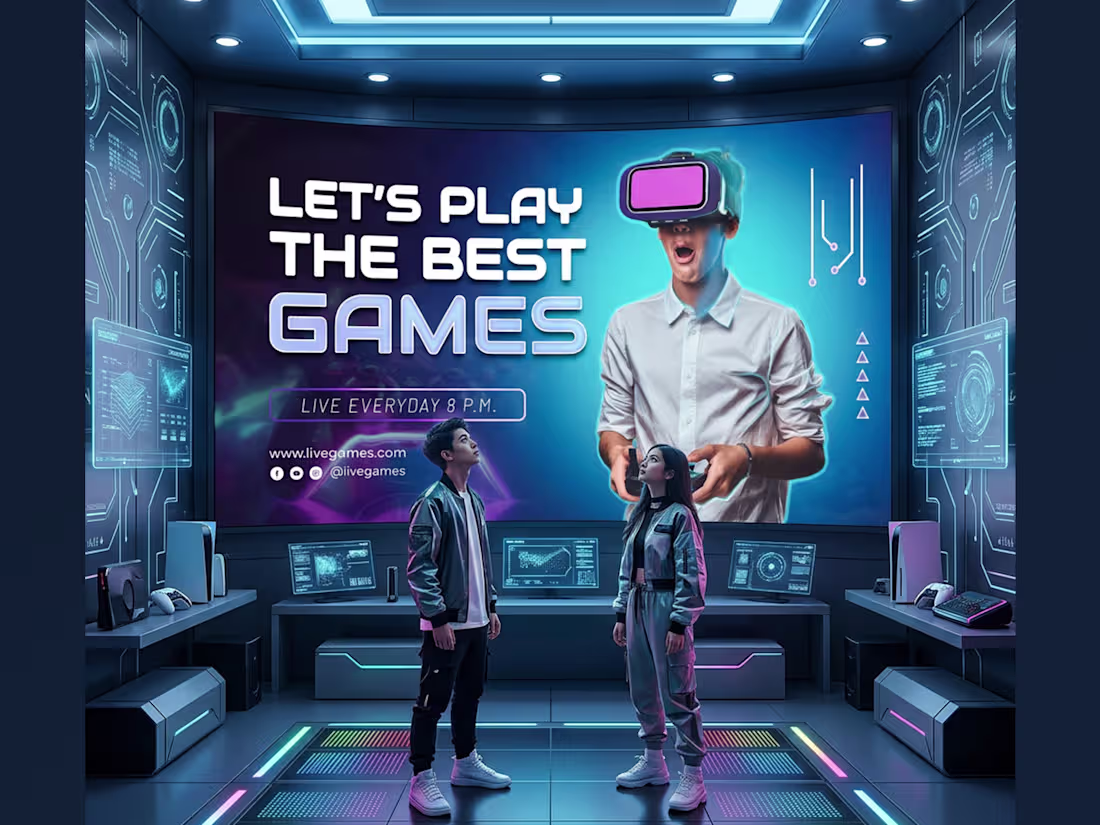 Cover image for Designed a YouTube gaming thumbnail