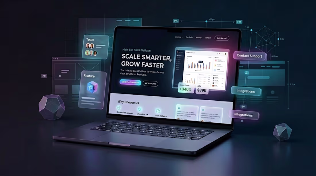 Cover image for High-Converting Landing Page UI/UX Design