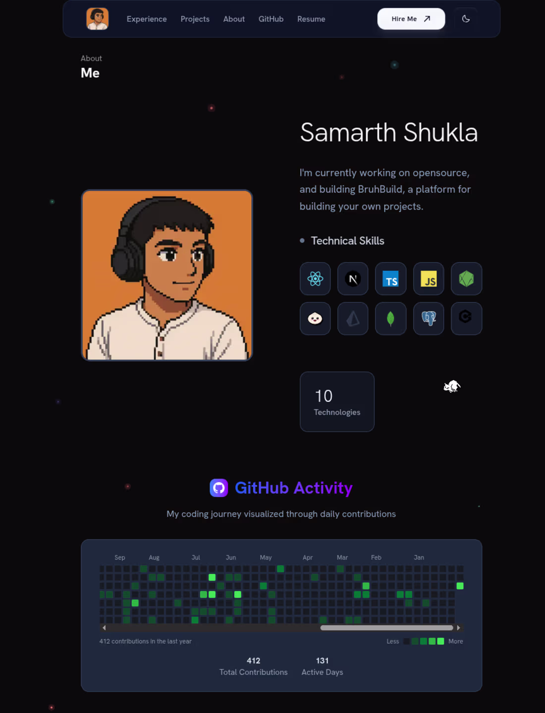 Cover image for This is a portfolio website.