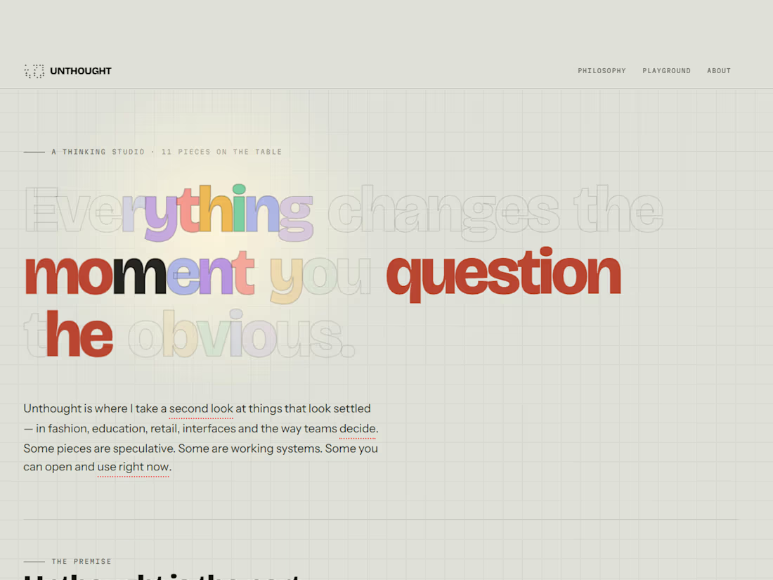 Cover image for A design-thinking studio exploring overlooked