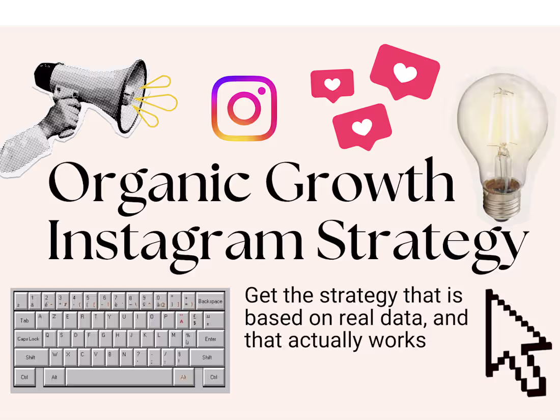Cover image for Instagram Organic Growth Strategy for Your brand