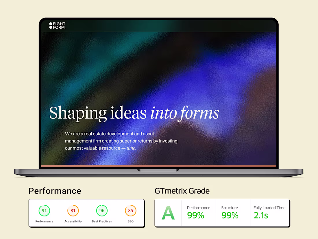 Cover image for Framer Development - EightForm | Framer Developer