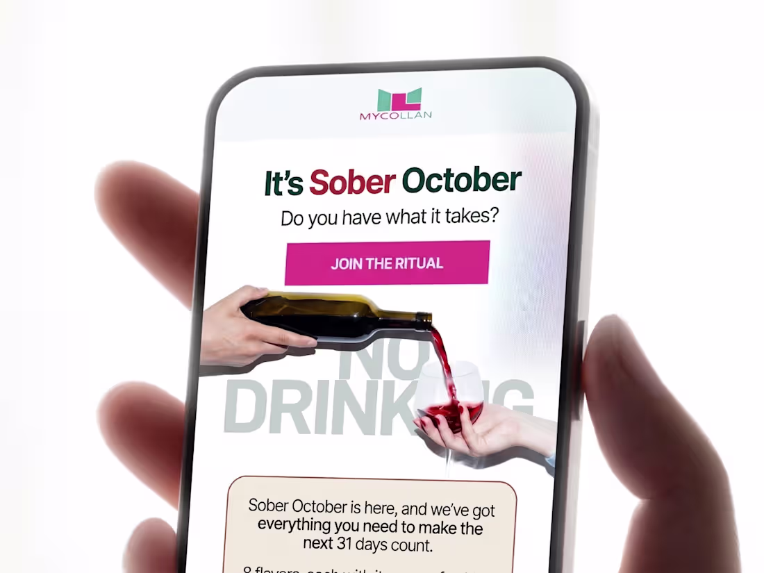 Cover image for Sober October Email Campaign Design