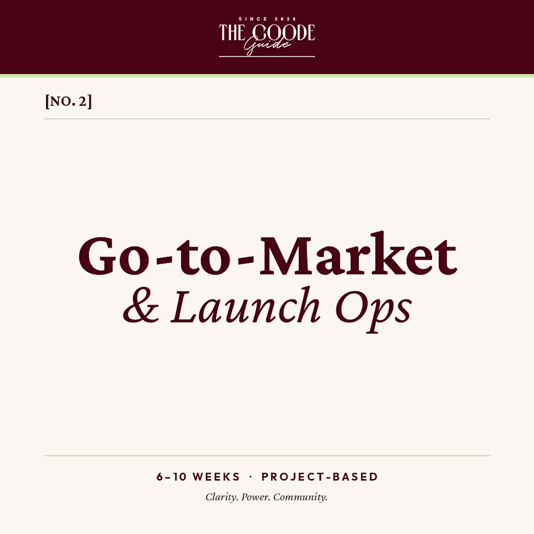 Cover image for GTM & LAUNCH OPERATIONS