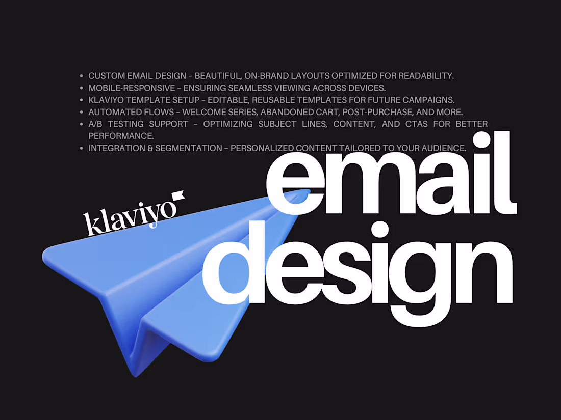 Cover image for Email Marketing Design · Klaviyo