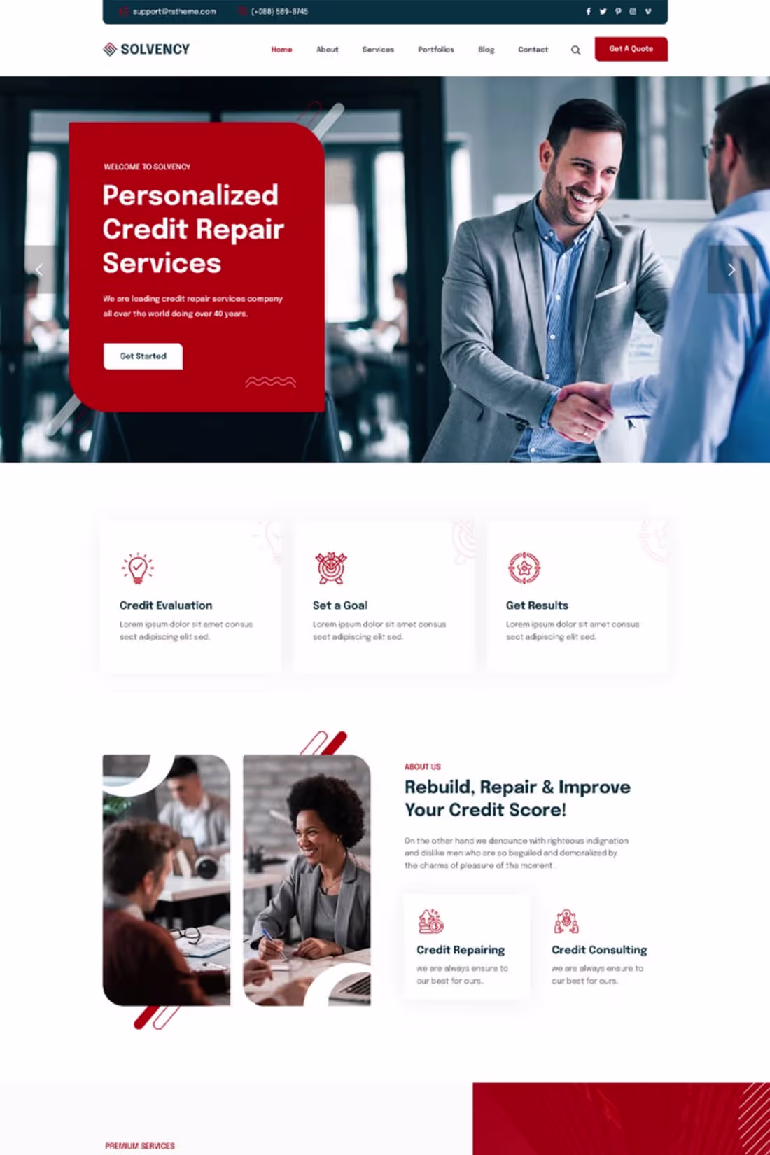 Cover image for Credit Repair & Financial Services