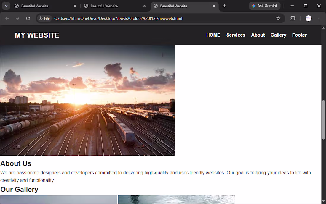 Cover image for I created a modern responsive