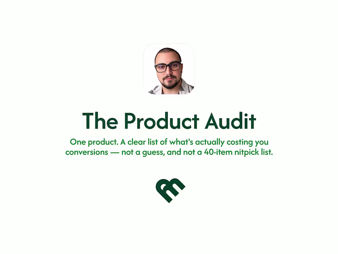Cover image for The Product Audit