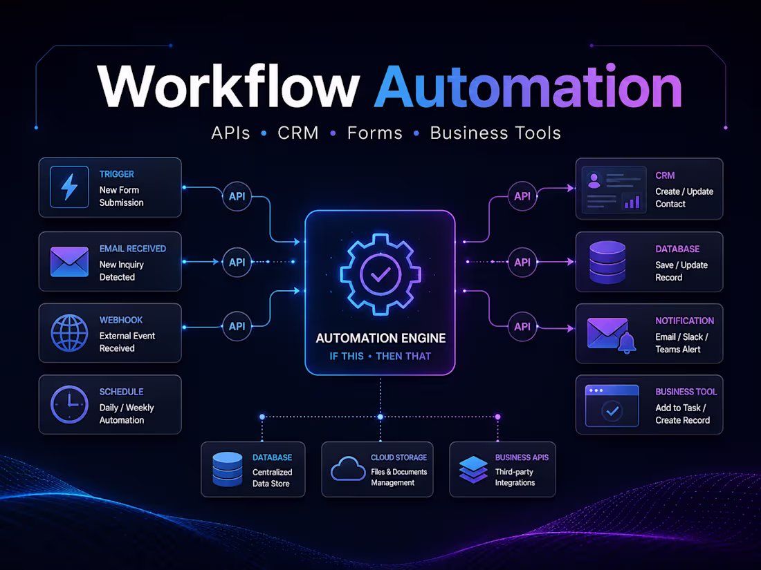 Cover image for Business Workflow Automation & API Integration