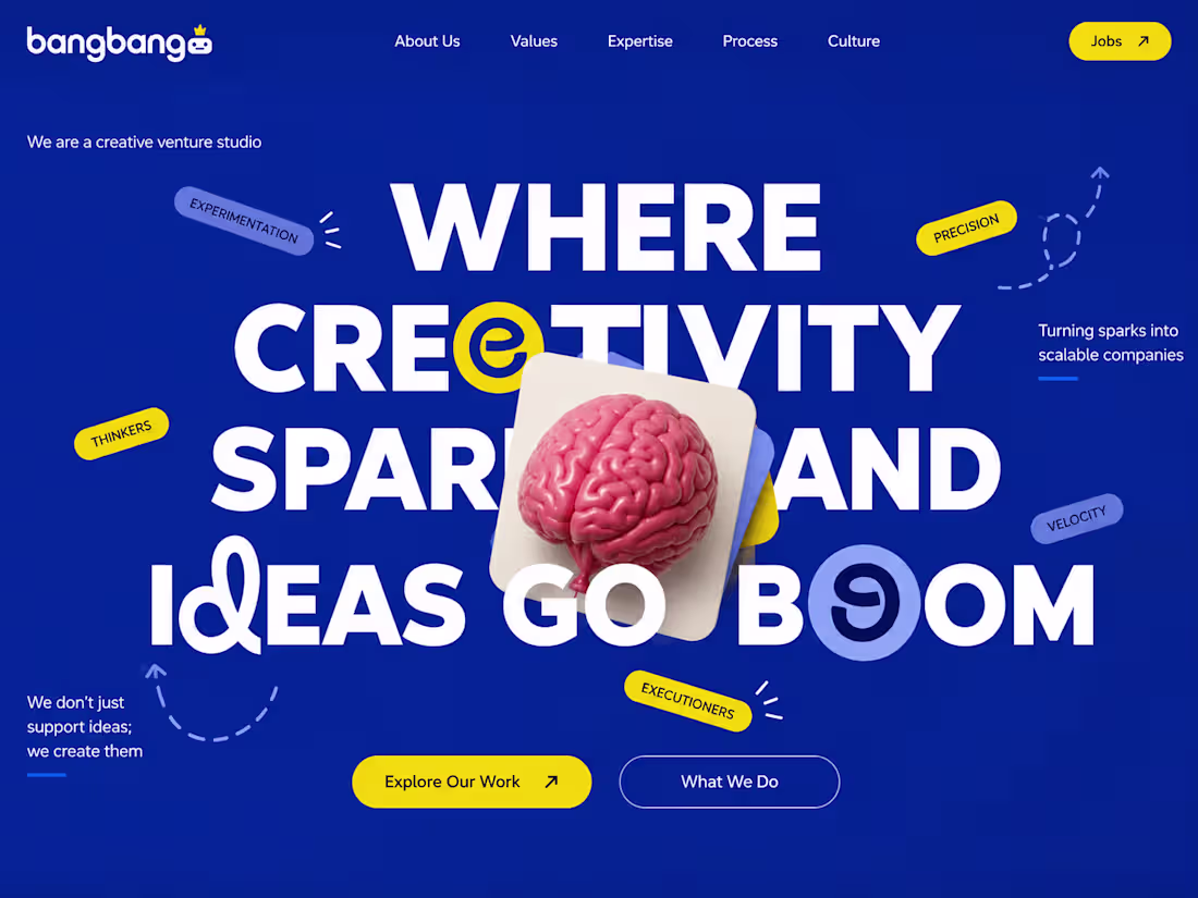 Cover image for Creative Venture Studio Project at Bang Bang Labs