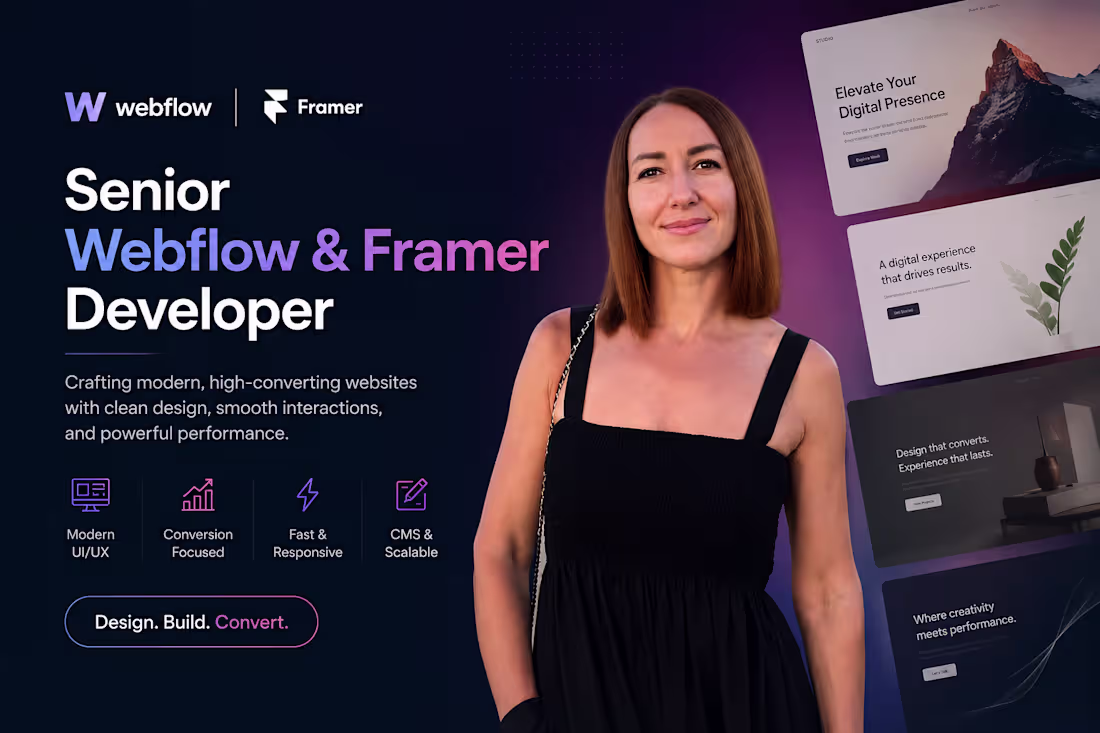 Cover image for Framer Bug Fixes & Website Optimization | Framer Developer