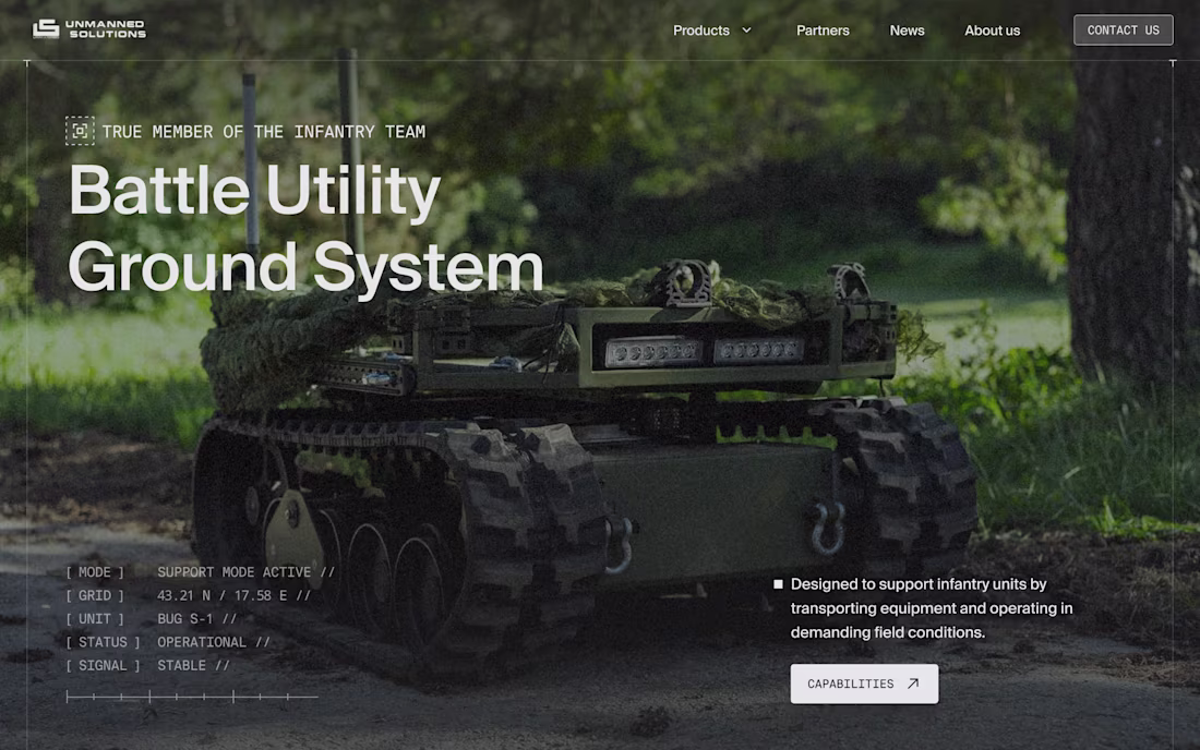 Cover image for Design concept for Unmanned Solutions
Defense
