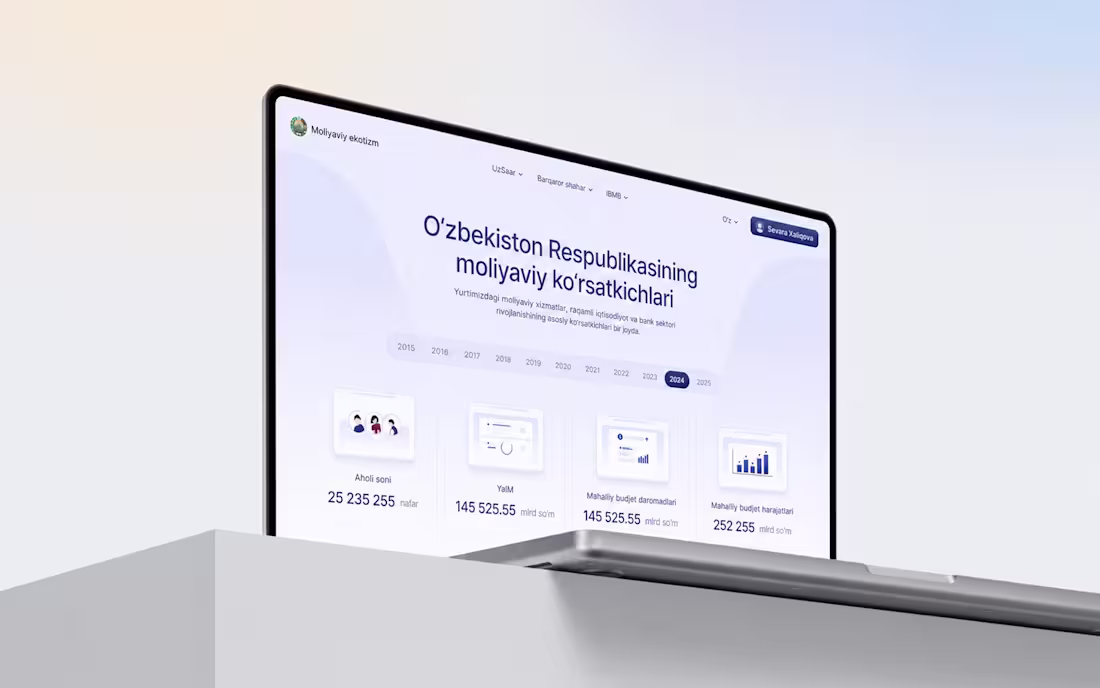Cover image for UzSaar — National Financial Analytics Platform