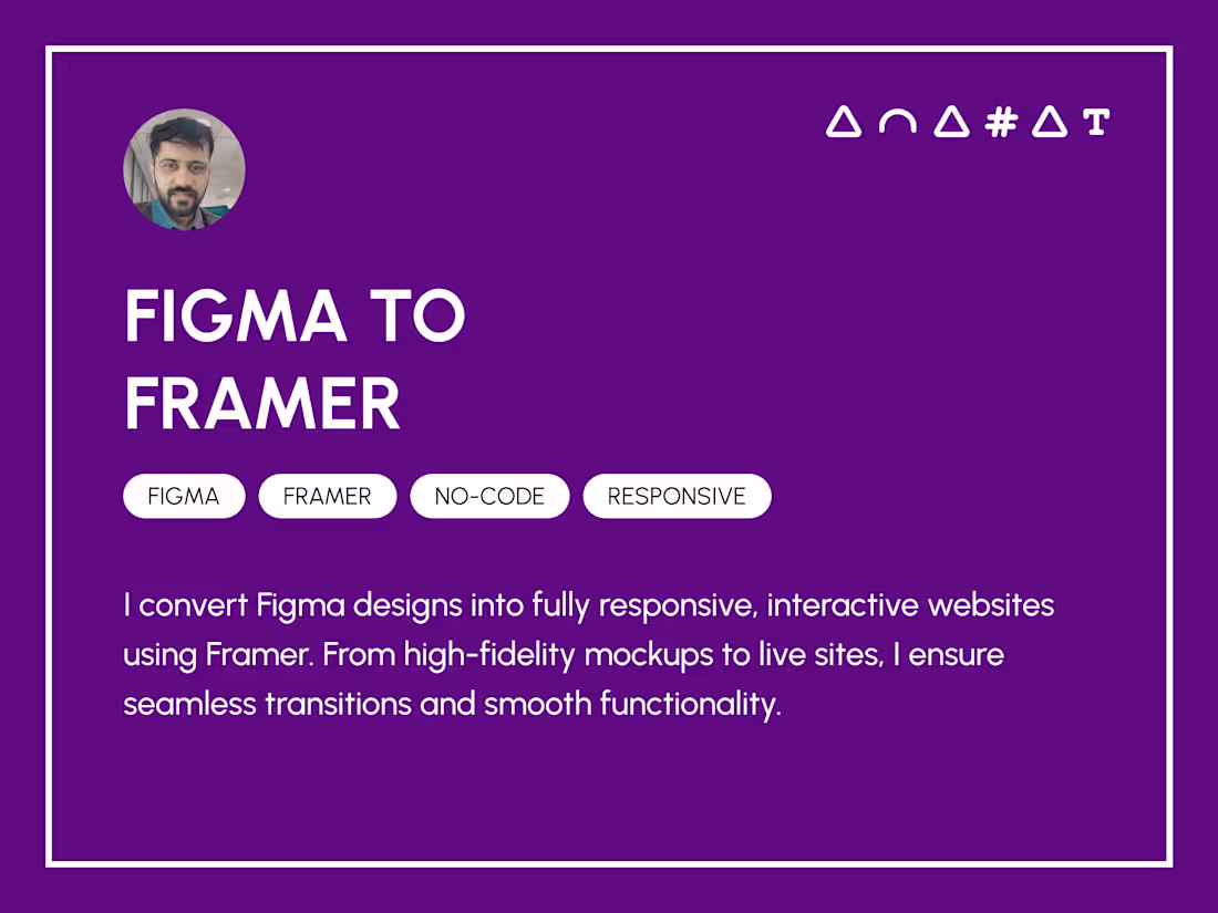 Cover image for Figma to Framer: Pixel-Perfect Design, Animations & Effects