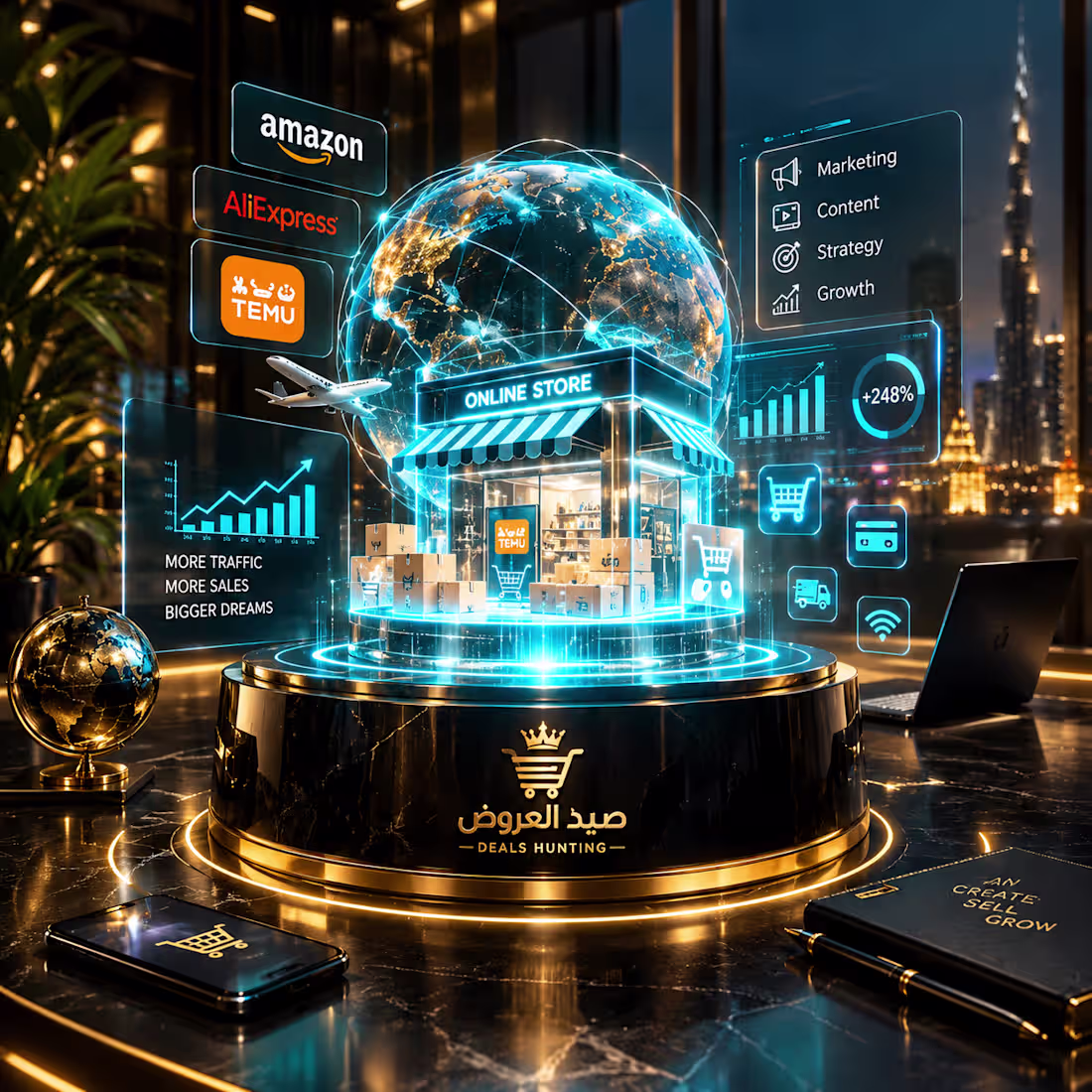 Cover image for Global E-Commerce • Digital Marketing