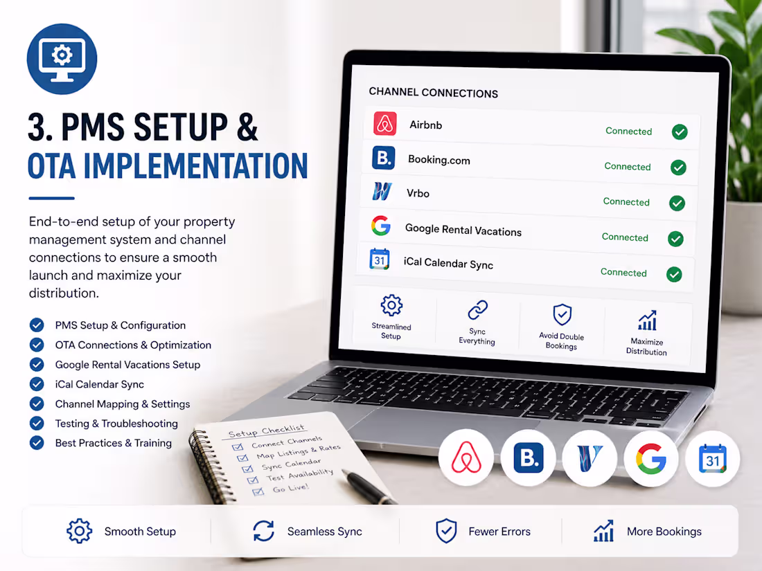 Cover image for Channel Manager Setup & OTAs Implementation