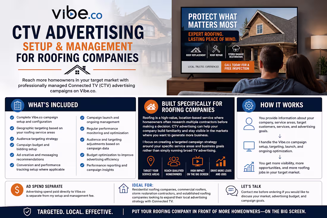 Cover image for Vibe.Co Ad Service and Management